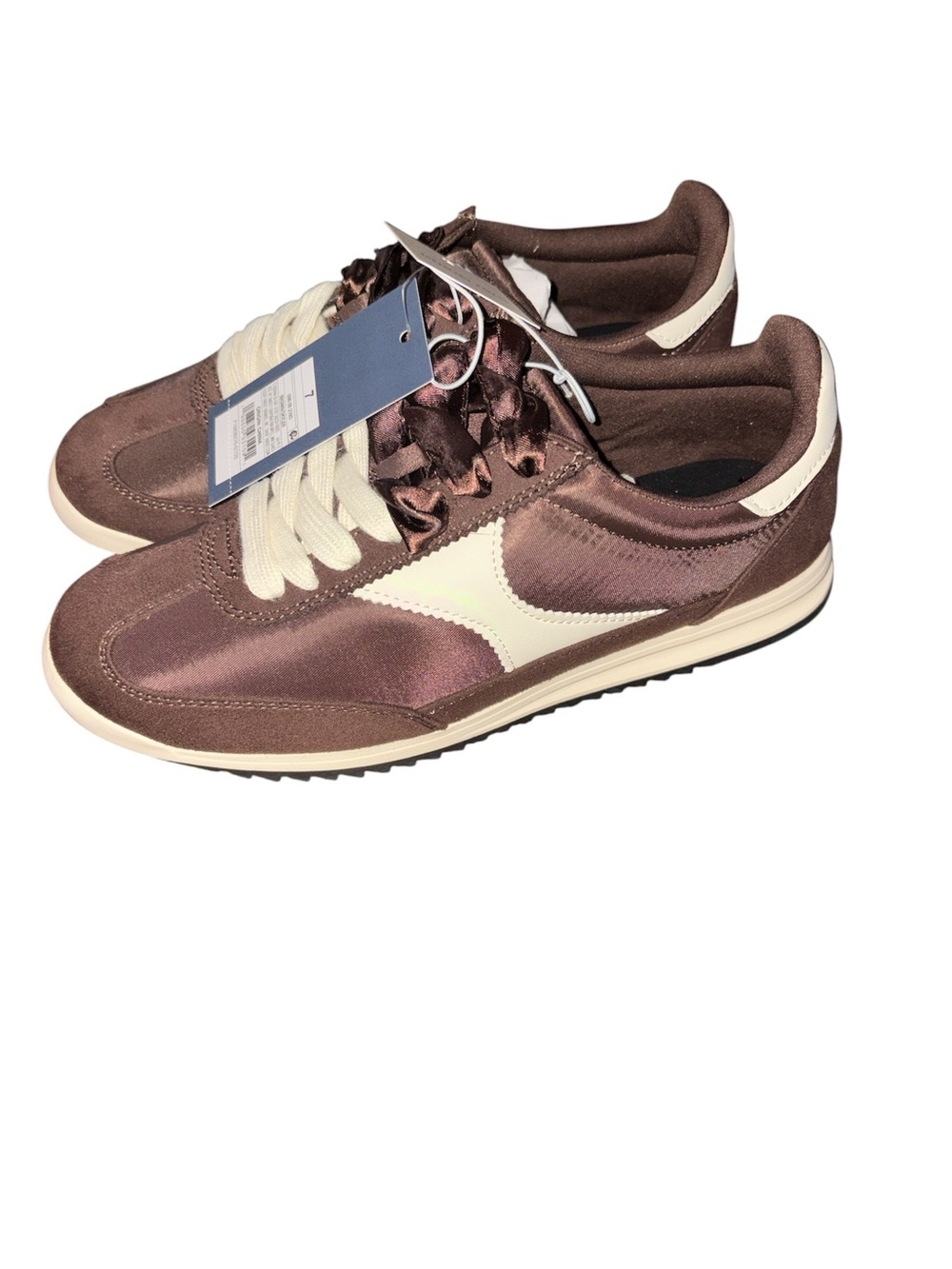 Universal Thread Retro Runner Sneakers in Brown and Cream